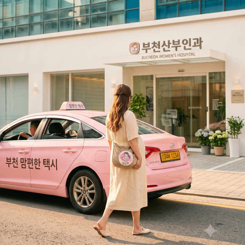 부천시 맘편한 택시 등록 방법 및 주의사항 | 모든 병원 가능?