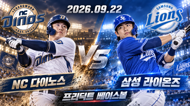 9월 22일 NC 삼성 승부예측｜클레빈저 vs 페덱 선발 분석 [프리딕트 베이스볼]