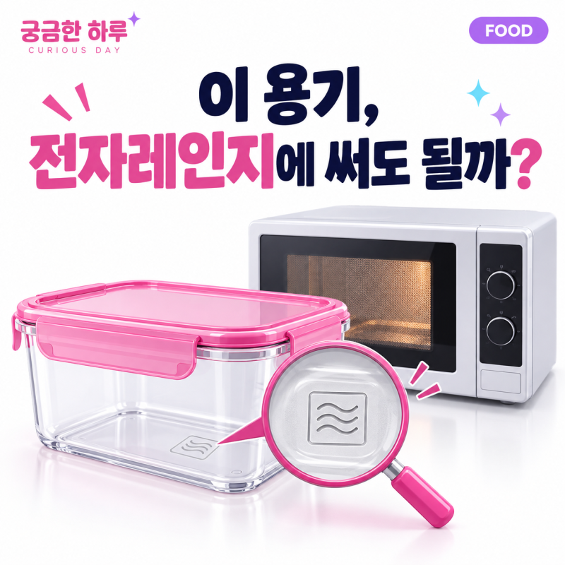 플라스틱 용기, 전자레인지에 돌려도 될까? 표시부터 확인하세요