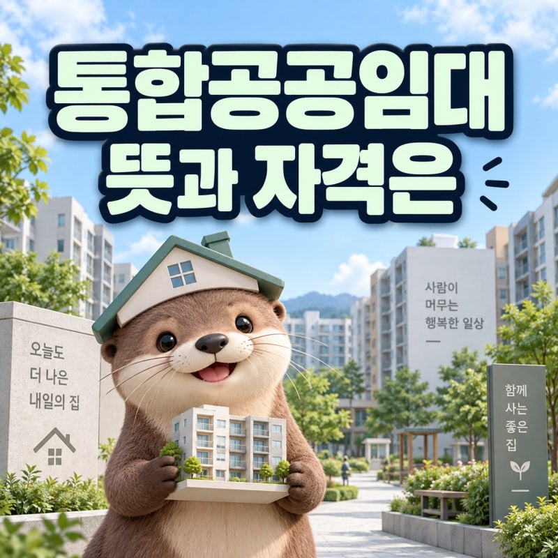 통합공공임대 뜻과 자격은?
