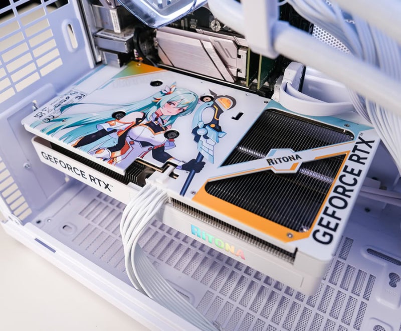 민트색 캐릭터 품은 그래픽카드, Palit RTX 5060 Ti 8GB RiTONA OC 공개 │ 글림킴