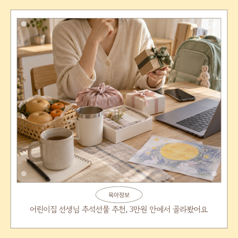 어린이집 선생님 추석선물 추천, 3만원 안에서 골라봤어요