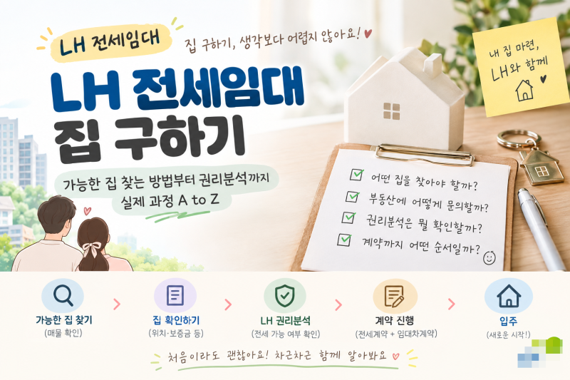LH 전세임대 집 구하기｜부동산 매물 찾는 방법부터 권리분석·계약 과정 쉽게 정리