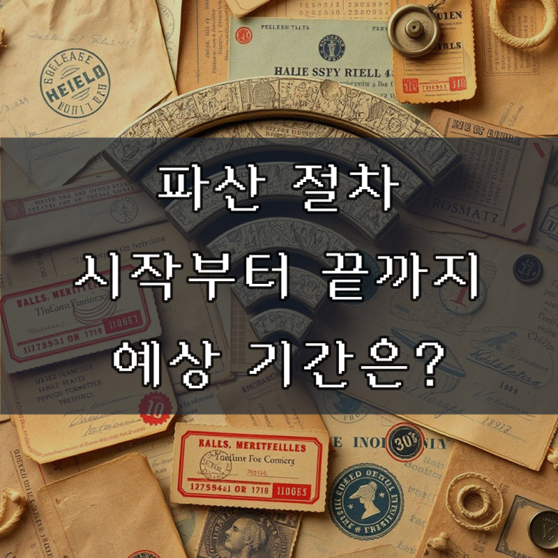 개인사업자 파산 확정 기간 중요 포인트