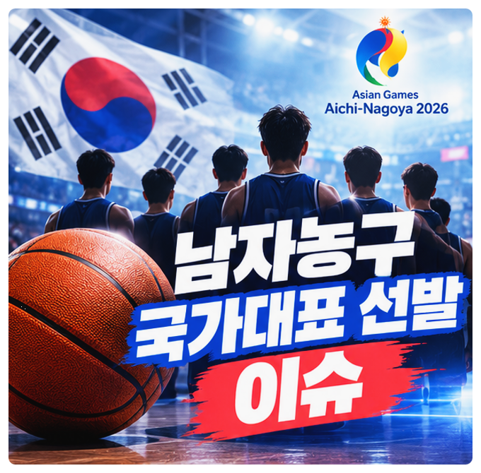 허훈·허웅 국가대표 제외 이유, 2026 아시안게임 남자농구 엔트리로 확인해보니