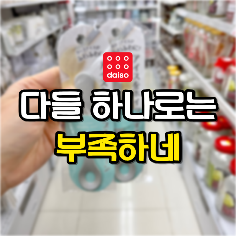 다이소 “왜 다들 하나로 안 끝나요?” 옆에서 또 하나 집길래 저도 다시 봤어요