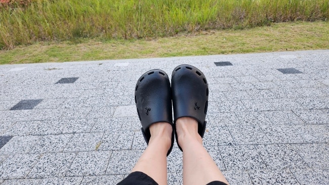 족저근막염 신발 크록스st.[내돈내산] 바크 슬리퍼, 아치핏!