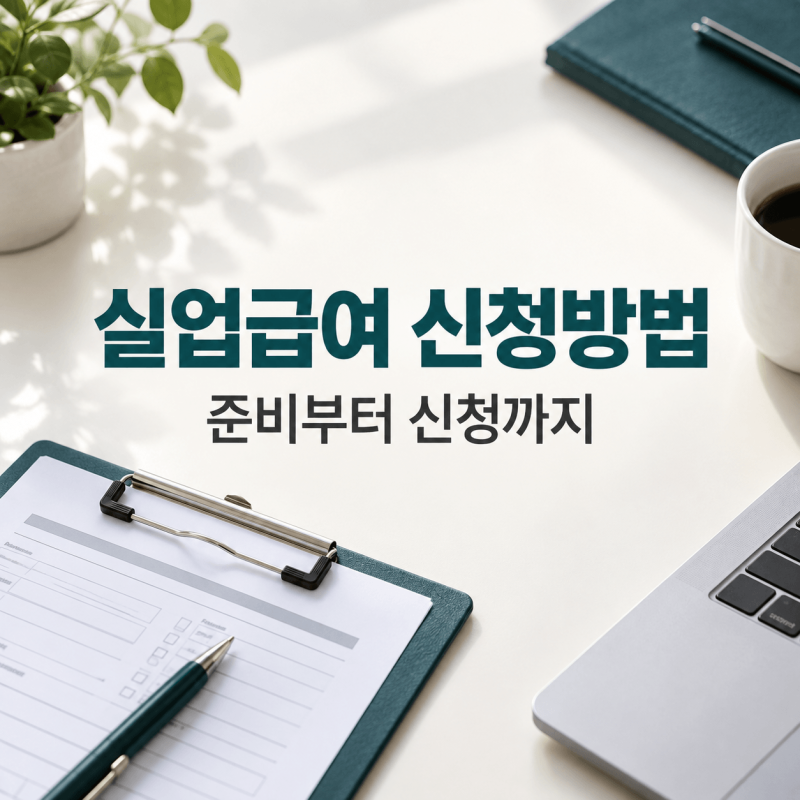 실업급여 신청방법｜고용24 신청부터 고용센터 방문까지