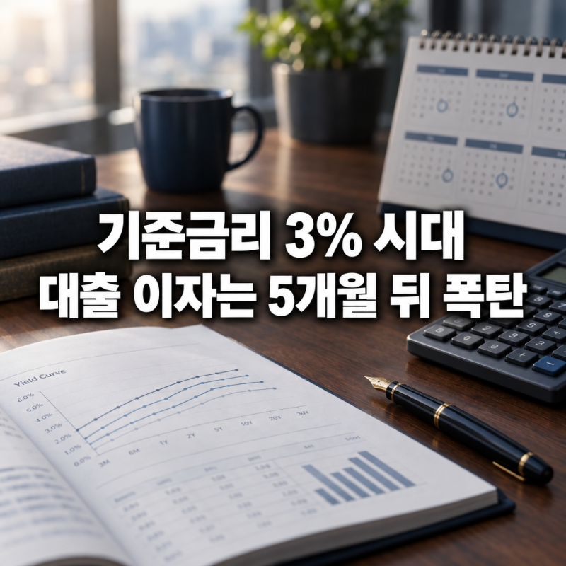 기준금리 3% 시대, 대출금리는 왜 5개월 뒤에 가장 크게 오를까
