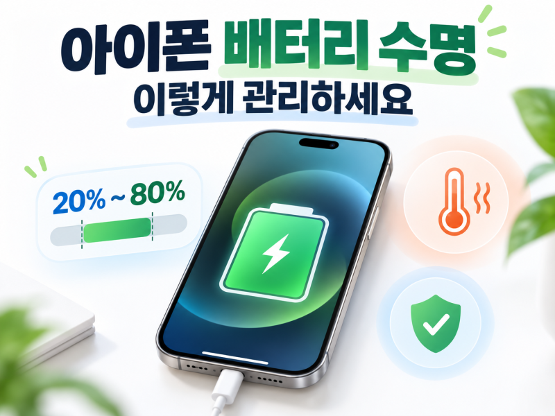 아이폰 배터리 수명 관리방법, 진짜 알아야하는 이유