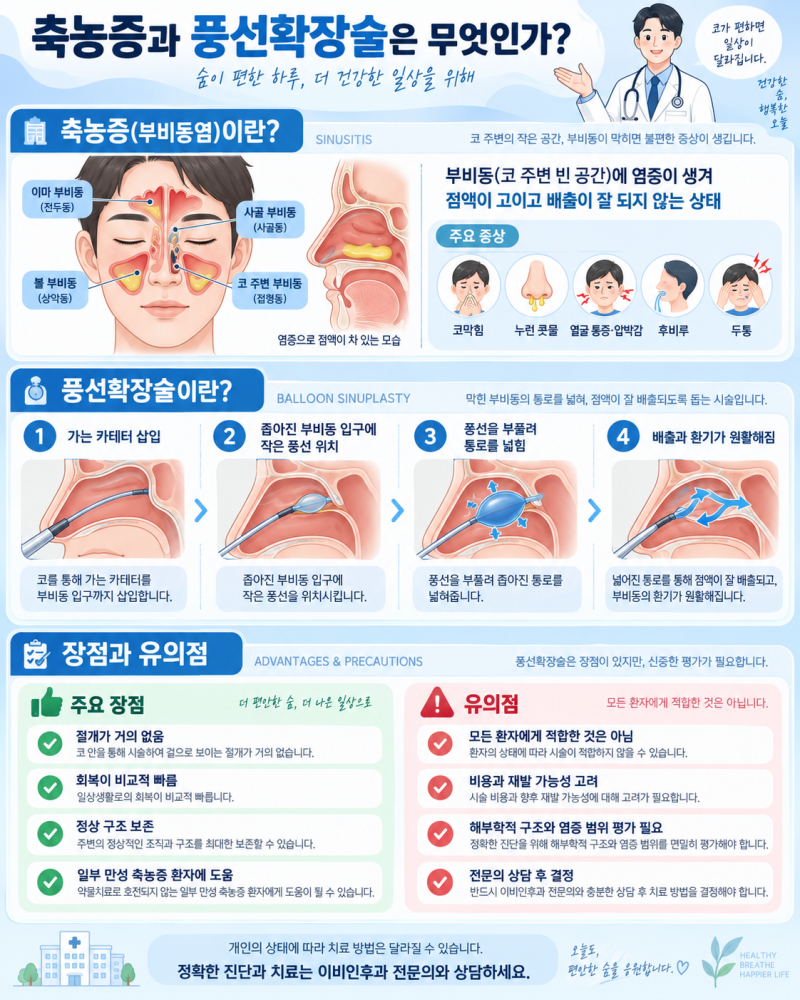만성 부비동염 풍선확장술, ‘신의료기술’이면 질병수술비도 받을까? _오늘의 손사 서호석