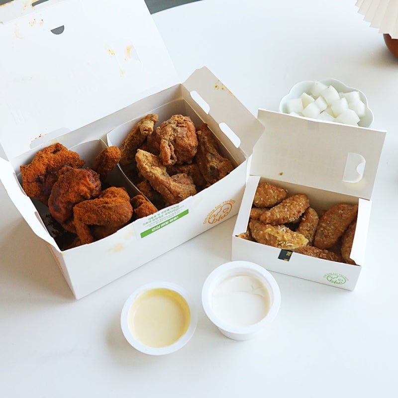 bhc 치킨신메뉴 커링클/뿌링클 반반 콰삭감자 후기