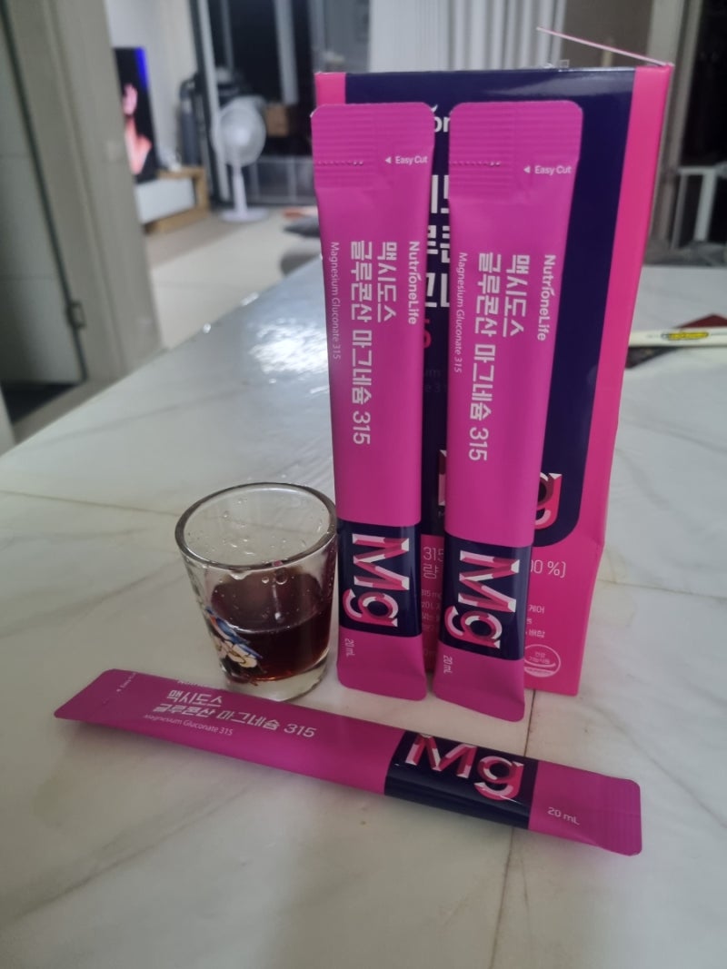 뉴트리원 마그네슘 글루콘산 마그네슘 315 뉴트리원라이프 액상마그네슘 하루 한 포