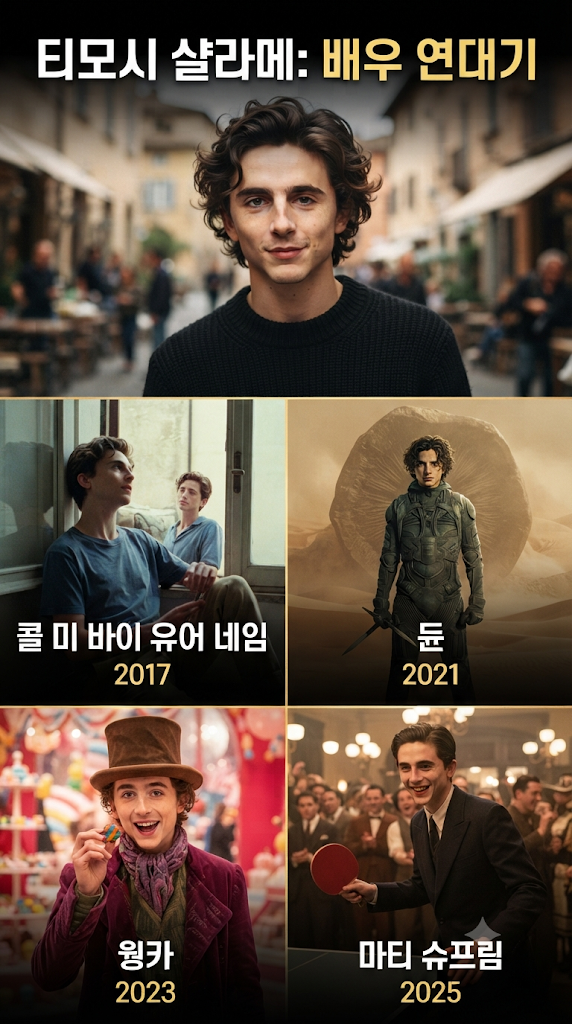티모시 샬라메 프로필｜주요 출연작·연기력·CF·현재 근황