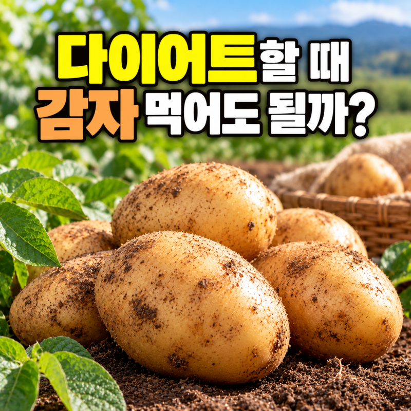 다이어트할 때 감자 먹어도 될까? 감자의 탄수화물과 영양정보