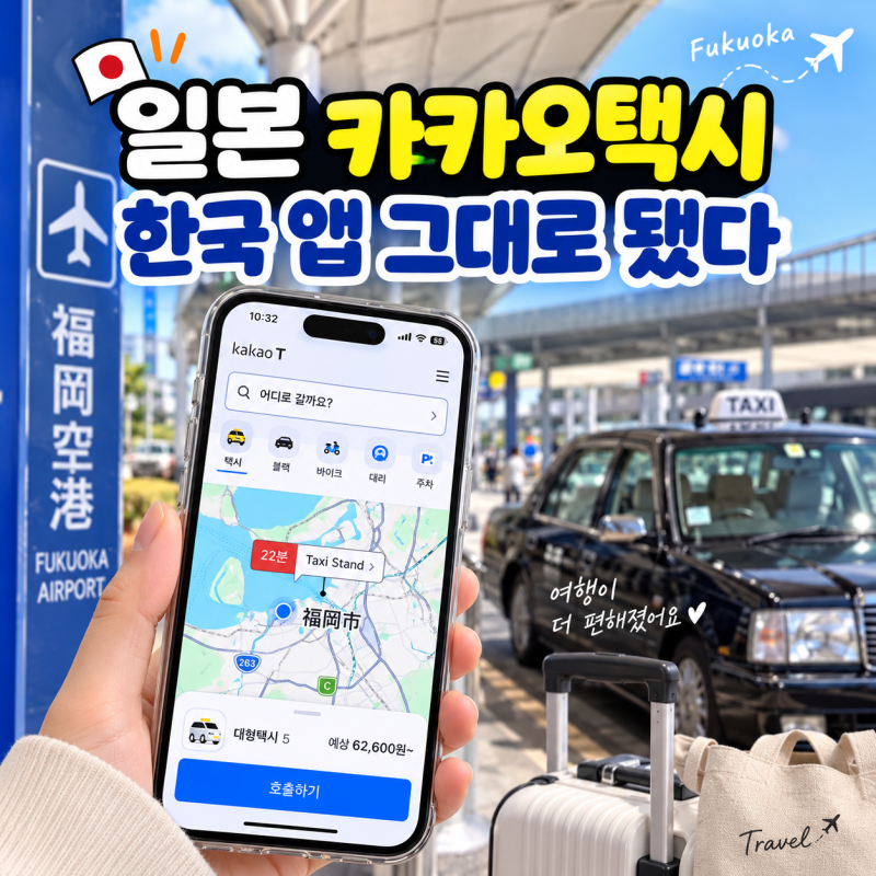 일본 카카오택시 사용법, 카카오T 해외차량호출 직접 이용해보니