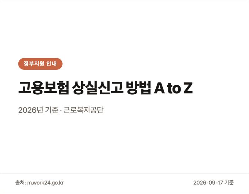 고용보험상실신고방법 과태료 걱정 없이 신청하기