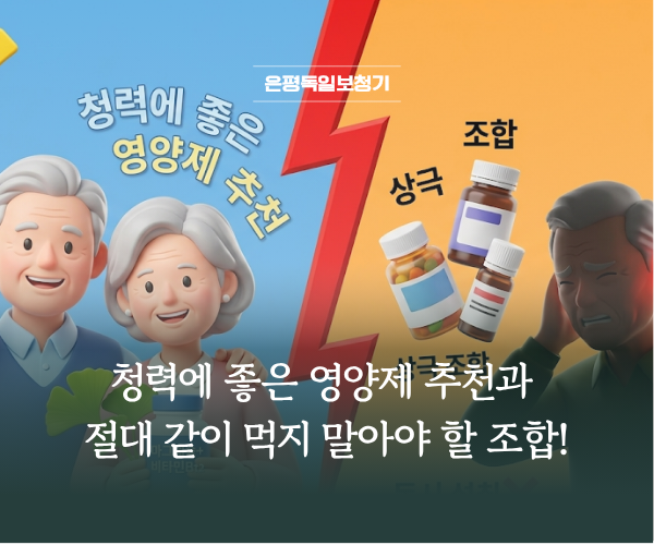 삐- 소리 나는 귀, 청력에 좋은 영양제 추천과 최악의 조합!