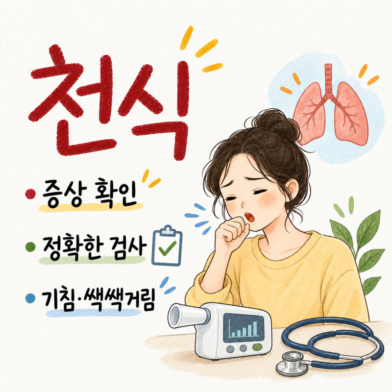 천식 증상 확인과 정확한 검사 방법 알아보기