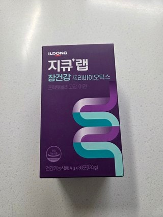 지큐랩 장건강 프리바이오틱스 일동제약 정확한 성분 체크