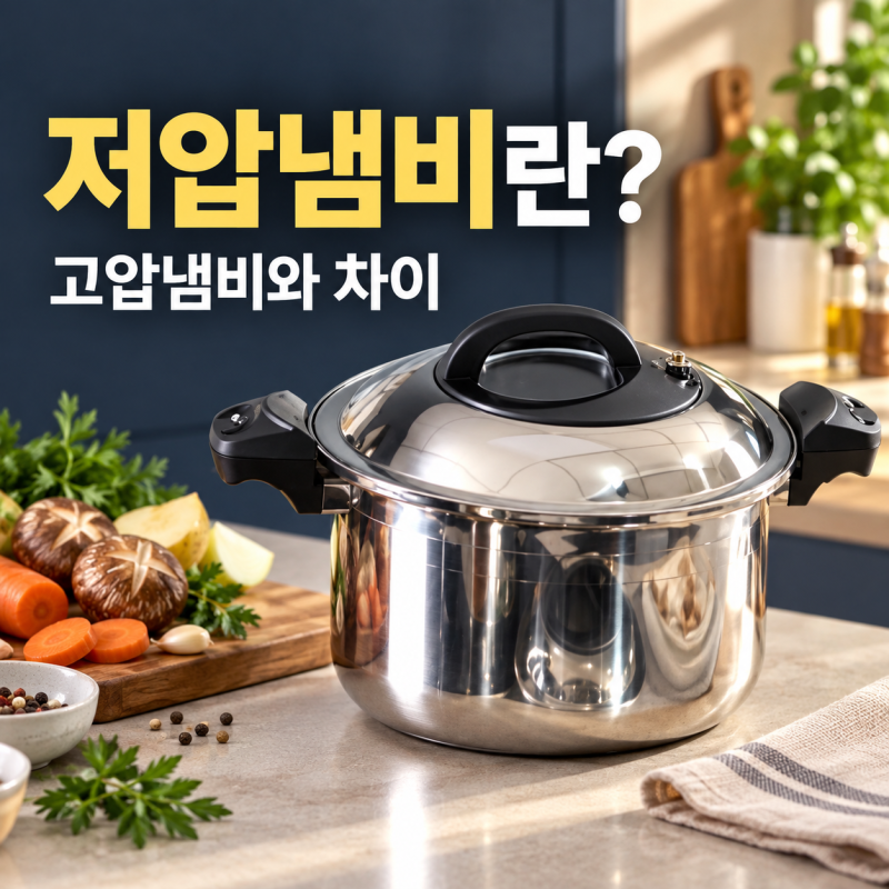 저압냄비란? 고압냄비와 차이 및 장단점 알아보기