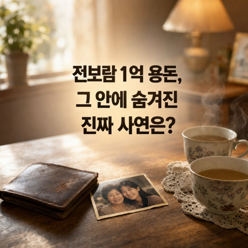 전보람 1억 용돈, 통장 잔고 200만 원이 만든 8년의 눈물과 기적 같은 반전 사연