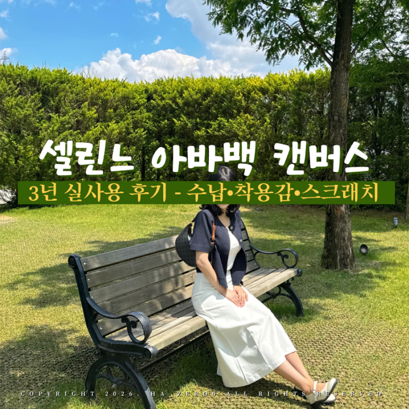셀린느 아바백 트리옹프 캔버스 3년 실사용 후기 실착 사진 多(수납력 착용감 스크래치 이너....