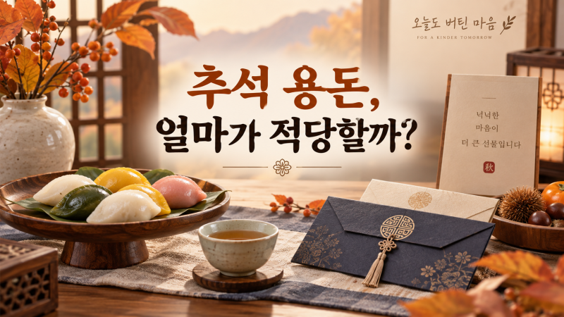 2026 추석 아이들 용돈 얼마가 적당할까요?｜초등·중학생·고등학생·대학생 기준