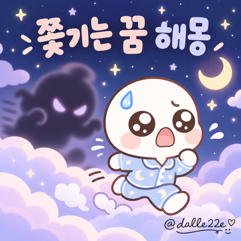 쫓기는 꿈 해몽 상황별 의미와 길몽 흉몽 구분법