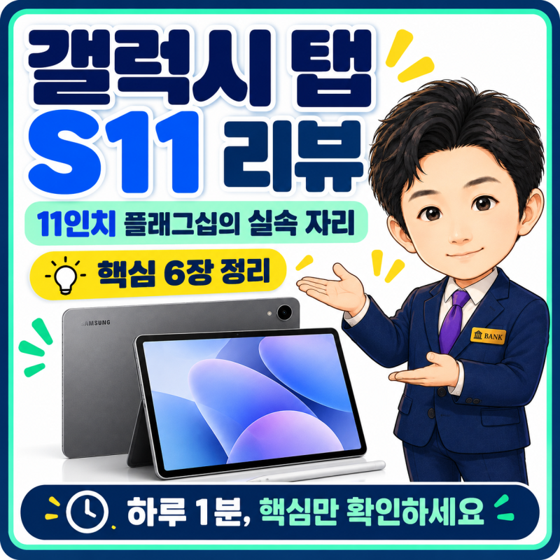 삼성 갤럭시탭 S11 써보면 체감되는 기능과 추천 대상