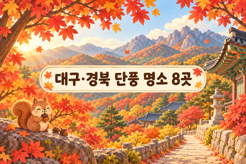 대구·경북 단풍 명소 모음｜가을에 꼭 가봐야 할 곳 8곳