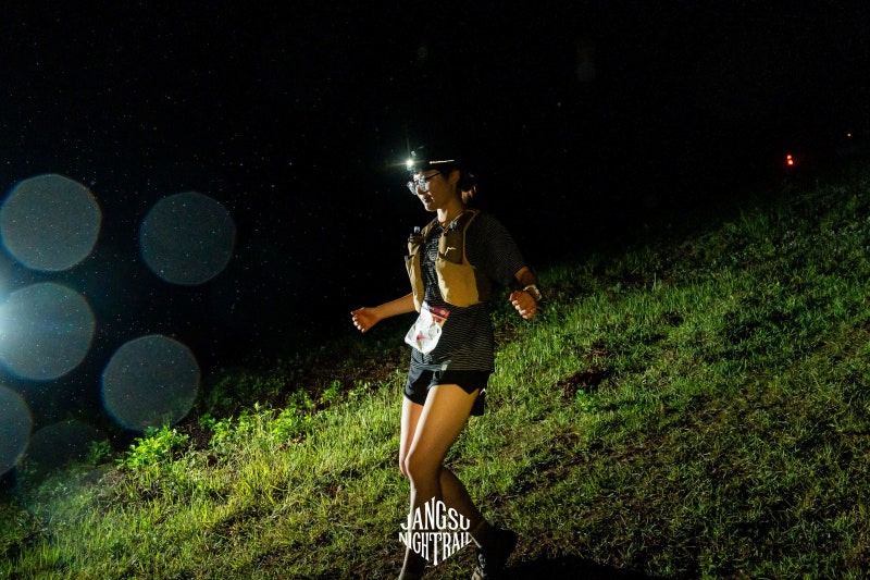 [장수나이트트레일] 어두운 산에서 14km 달리기