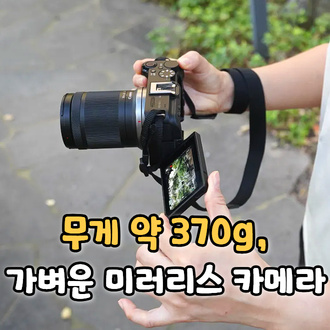 캐논미러리스 EOS R50 V 후기, 가벼운 여행용 입문 카메라 추천