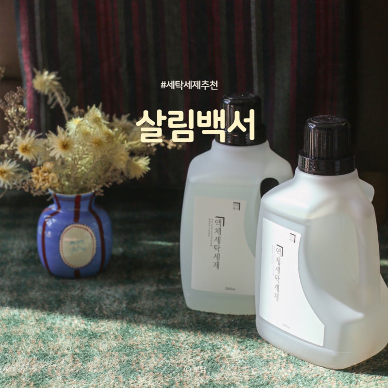 세탁세제추천 얼룩 잘 지워지는 세탁세제 살림백서