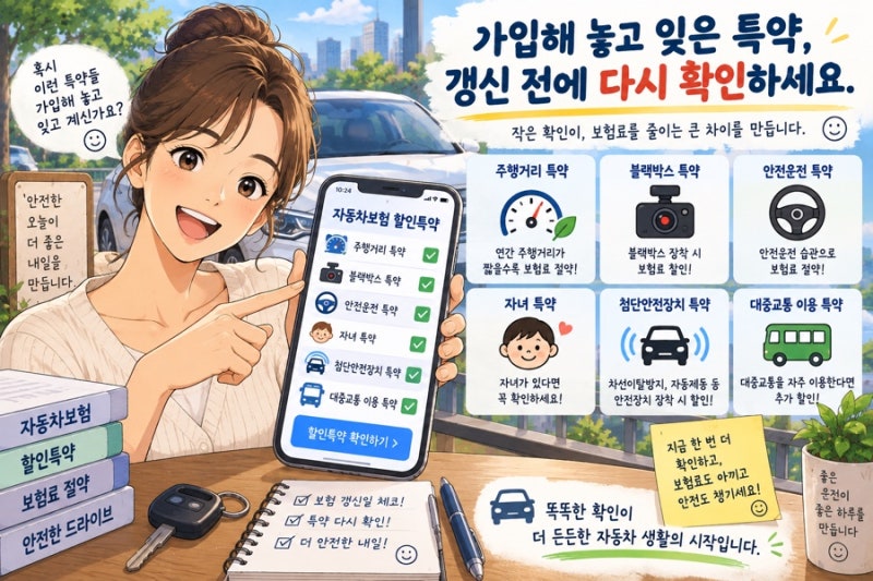 자동차 보험료가 사람마다 다른 이유｜갱신 전에 확인할 7가지