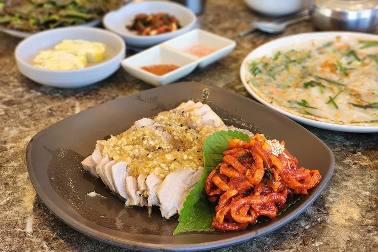 용인 중앙시장 맛집 대덕골 보쌈 칼국수