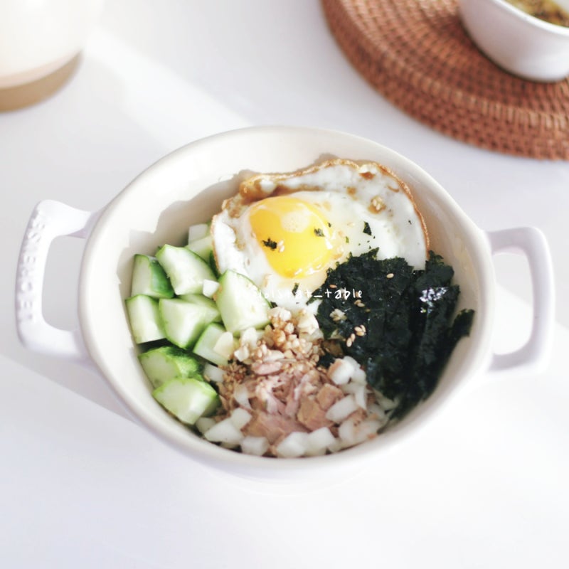 오이참치비빔밥 레시피 다이어트 오이비빔밥 양념장 만들기