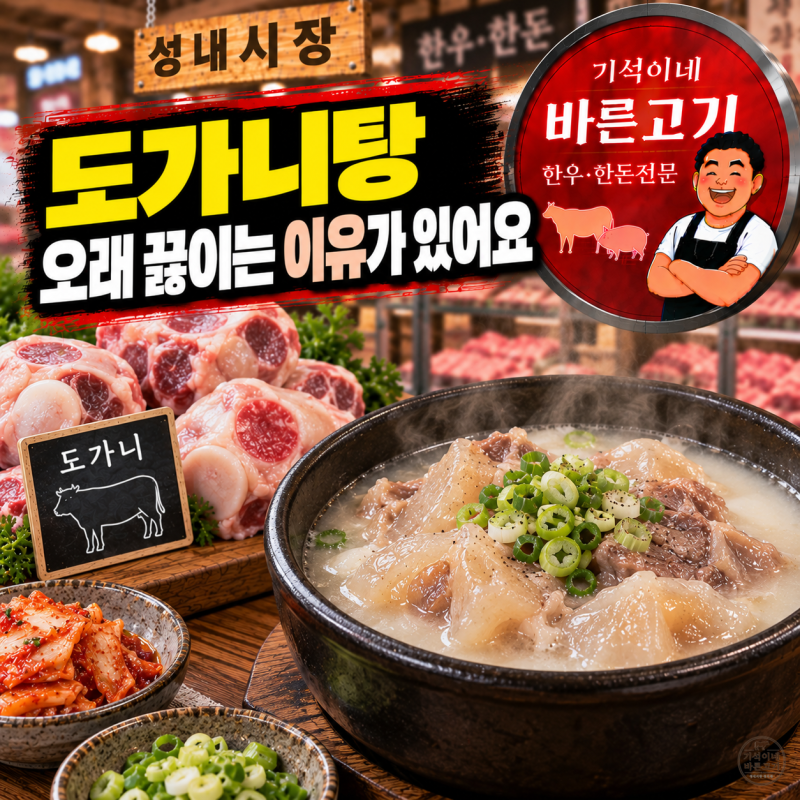 도가니는 어느 부위일까? 집에서 도가니탕 끓일 때 오래 끓이는 이유