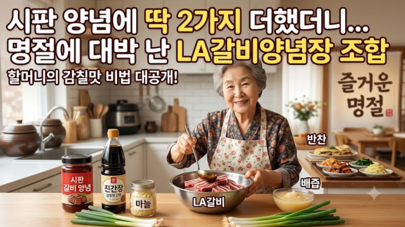 시판 양념에 딱 2가지 더했더니… 명절에 대박 난 LA갈비양념장 조합