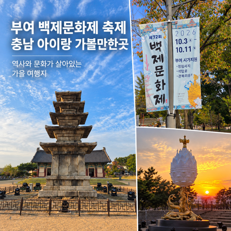 부여 백제문화제 2026 일정 라인업 충남 부여 여행 코스 아이와 가볼만한곳