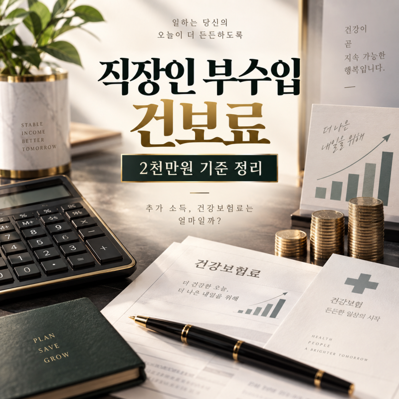 직장인 부수입 건보료, 연 2천만원 넘으면 어떻게 달라질까?