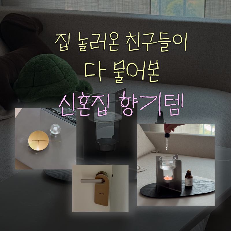 신혼집 실내 디퓨저 추천｜아포테케 프라그란스 인센스·오일버너, 일본 구매팁