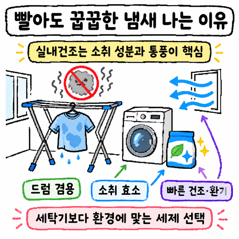 빨아도 꿉꿉한 냄새 다시 나는 이유 실내건조 세탁세제 추천 캡슐 액체 고르는 법