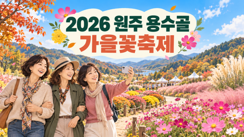 2026 원주 용수골 가을꽃축제 개막｜일정·입장료·운영시간·주차 총정리