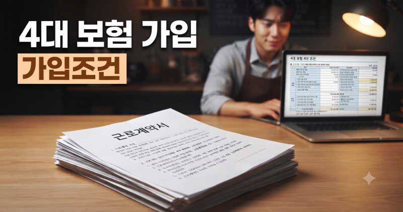 [8편] 인건비 신고의 기본: 4대 보험 적용 기준과 아르바이트 관리(+회계사가 전하는 필수 개....