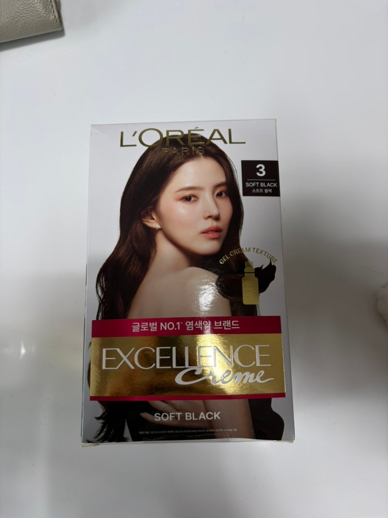 로레알 셀프염색 후기 엑셀랑스 3호 소프트블랙 웜톤 톤다운컬러 추천