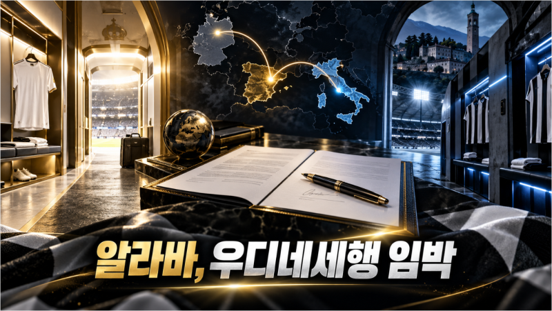 다비드 알라바 우디네세 이적 임박, FA 구두 합의…맨유가 포기한 34세 수비수 세리에A로