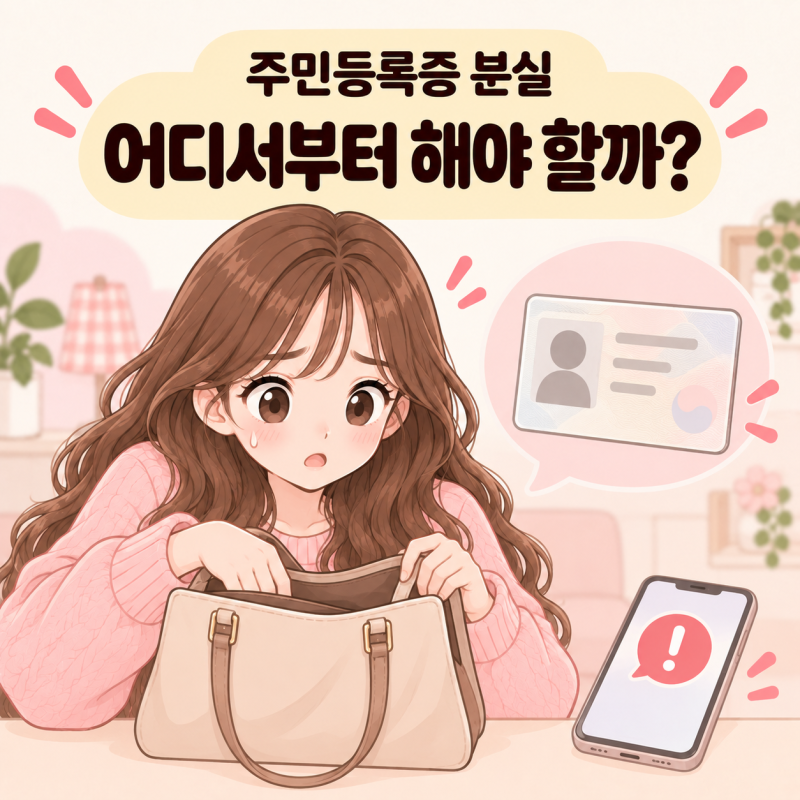 주민등록증 분실신고 방법 재발급 신청 준비물 총정리