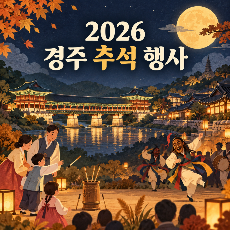 [경북/행사]2026 경주 추석 행사 총정리｜신라오기·동궁원·양동마을·엑스포 일정