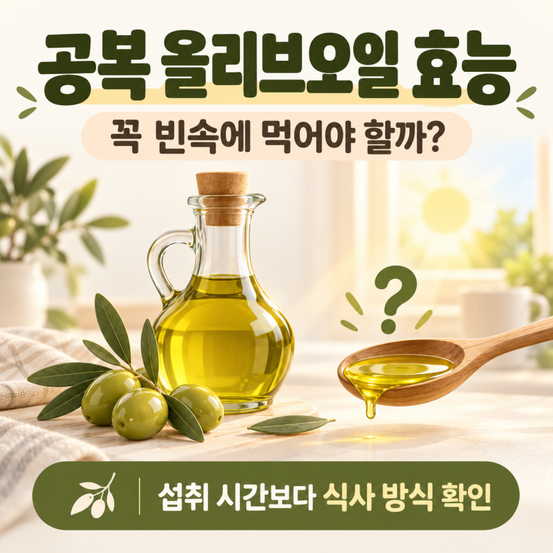 공복 올리브오일 효능,꼭 아침 빈속에 먹어야 할까?찾아보니 중요한 건 따로 있었다